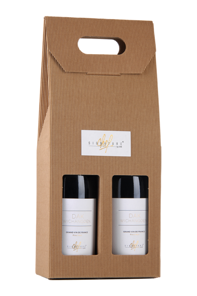 SIGNATURE CHEF Coffret Cadeau Dak Wichangoen 2 bouteilles rouges